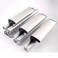 1PC Aluminum Alloy Door Handle with Fastener Door Handle Inside and Outside Cabinet for 20 30 40 Profile Hole spacing 80mm