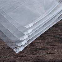 5PCS/Set Clear Portable Transparent Plastic Package Cloth Travel Storage Pouch Bag Zip Cloth Organizer Storage Bags
