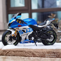 1:12 Suzuki GSX-R1000R ล้อแม็กแข่งรถจักรยานยนต์รุ่น D Iecast ถนนรถจักรยานยนต์ข้ามประเทศรุ่นจำลองสูงเด็กของเล่นของขวัญ