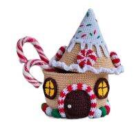 Gingerbread house Crochet Kit Needlework Christmas Gift DIY Knitting Crocheting Craft kits With Yarn Accessories Pattern