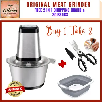 220v 2 Speed Multifunction Electric Meat Grinder Veggie Chopper Food Mincer