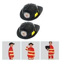 Kids Fireman Hat Role Play Costume Toy Firefighter Accessory for Children Party Supply