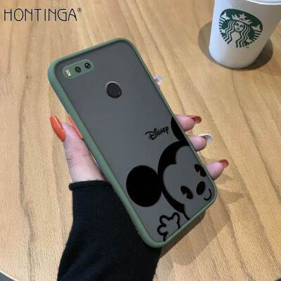 Hontinga เคสมือถือ เคสโทรศัพท์ เคส Xiaomi Mi A1การ์ตูนน่ารักเมาส์มีน้ำค้างแข็งโปร่งใสเคสโทรศัพท์เต็มรูปแบบเคสโทรศัพท์เลนส์ตัวปกป้องกล้องถ่ายรูปกรณี Hard