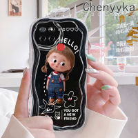 เคส Chenyyyka สำหรับ Realme C12 C15 C25 C21 Narzo 20 Narzo 30A Narzo Narzo 50A เคสการ์ตูนน่ารักผู้หญิงสวยเนื้อครีมกันกระแทกแบบใสนิ่มเคสมือถือโปร่งใสลายกล้องถ่ายรูปที่สร้างสรรค์ปลอกฝาครอบป้องกันสีอ่อนโยน