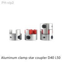 LINK CNC XB Aluminium Plum Shaft Coupling D40 L50 Motor Connector Flexible Coupler 8/9/10/12/14/15/16/19/20/22mm