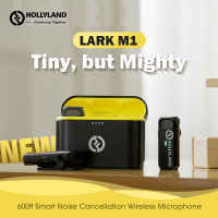 Hollyland Lark M1 DUO M1 SOLO ไร้สายจักรยานไมโครโฟนมืออาชีพรับส่งสัญญาณสำหรับ Nikon Canon DSLR กล้อง