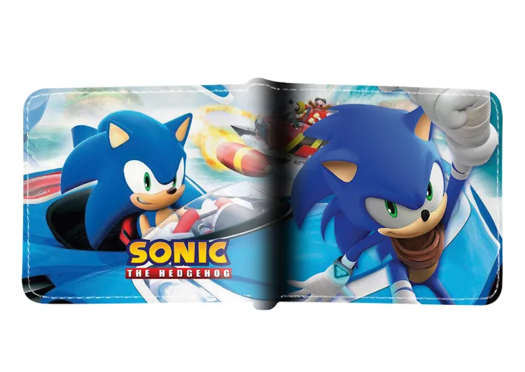 SONIC CHARACTERS BANNERS Sonic the Hedgehog 4 in. Bi Fold Wallet (Sonikku)