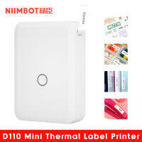 Niimbot D110มินิแบบพกพาเครื่องพิมพ์ฉลากความร้อน Hangul ไร้สายบลูทูธสติ๊กเกอร์กระเป๋าเครื่องพิมพ์ใช้ในบ้านการจัดเก็บจัด