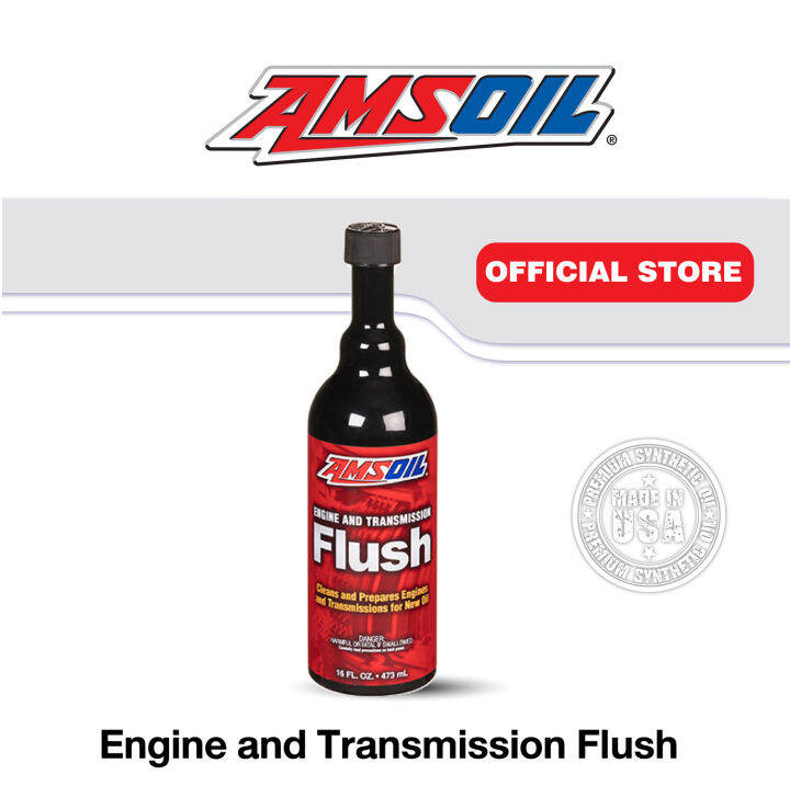 AMSOIL Engine and Transmission Flush น้ำยาทำความสะอาดระบบเครื่องยนต์และ