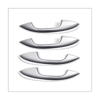 4Pcs Exterior Door Handle Trim Cover Stickers for - C/ E/GLC// //GLS/CLA/GLA-Class