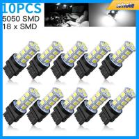 ทั้ง10ชิ้น5050-18SMD 3156/3157LED Canbus สัญญาณเปิดไฟเบรกฟรี T25สัญญาณ3157ไฟรถยนต์ LED เปลี่ยนหลอดไฟไฟเบรคไฟเบรคท้ายรถ