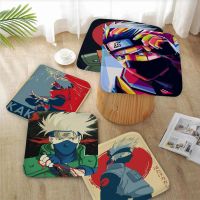 [Yunyun fabric workshop] BANDAI Naruto Hatake Kakashi Art เบาะผ้ากันลื่นห้องนั่งเล่นโซฟาตกแต่งนักเรียนสตูล Tatami Office Seat Mat