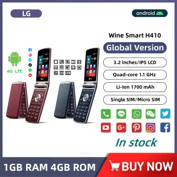 LG Wine Smart H410 4G Android Flip Phone –