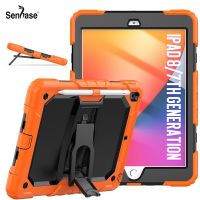 For Apple iPad 10.2 2019 2020 2021 7th 8th 9th Gen A2197 A2602 Case Kids Safe Silicon PC Hybrid Shockproof Stand Tablet Cover Cases Covers