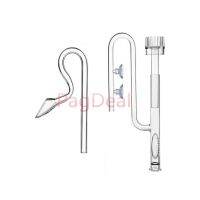 【cw】 1 Set Glass Aquarium Planted Pipe Voilet SkImmer Inflow Outflow for 12/16mm (1/2 quot;) amp; 16/22mm (3/4 quot;) Tube ！