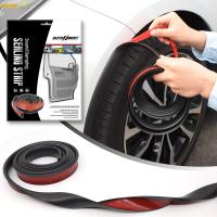 Universal Fender Flare รถล้อ Eyebrow Protector ล้อ-Arch Trim Arch Extenders ตกแต่ง Scratch Proof ยางซีล Strip