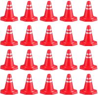 20Pcs Signs Road Roadblock Mini Toys Style Parking Kids Plastic Miniature Traffic