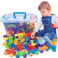 บล็อกตัวต่อ100/182/260/416Pcs DIY Earlyโมเดลการเรียนรู้อิฐKids Toys Freegiftของขวัญวันเกิด