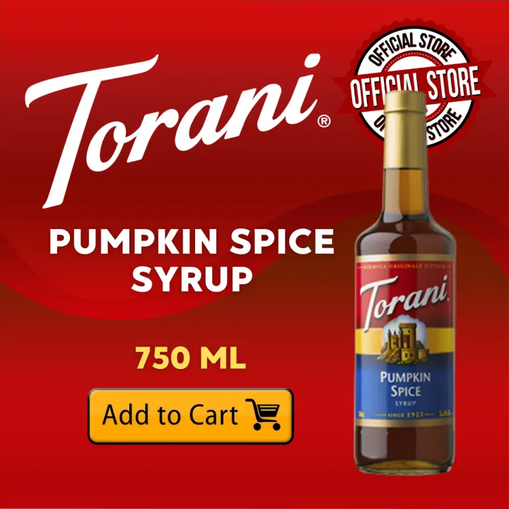 Torani Pumpkin Spice Syrup 750ml Lazada PH