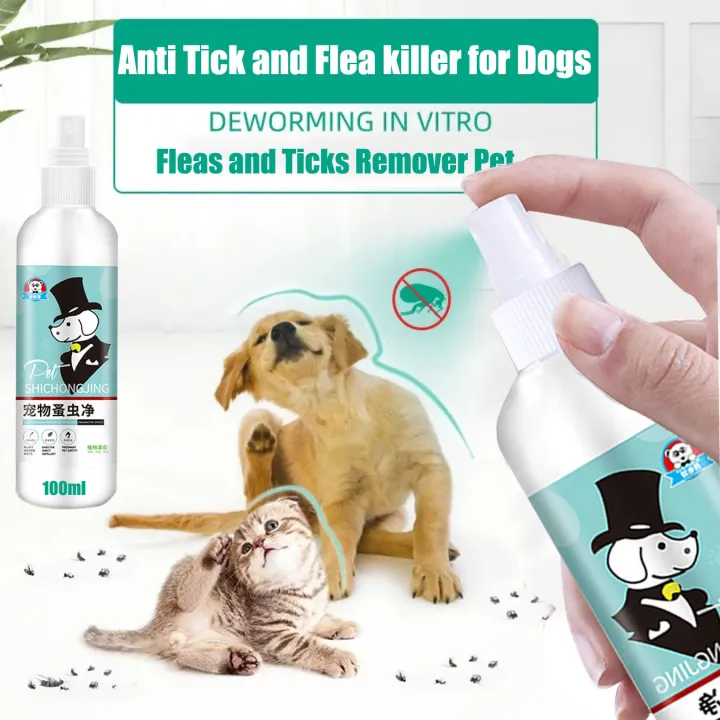 100ML Flea and Tick Spray Effective removal Anti Tick and Flea Killer