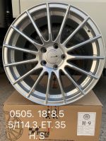 ล้อแม็กใหม่ - RS05 - งานYUSTA - ขอบ 18 X 8.5 X 5รู114 - สีHyperSilver -  ส่งฟรี Kerry Express - รบกวนสอบถามทางแชท ก่อนคลิกสั่งซื้อ