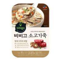 ?Import Item?​ 비비고 죽 โจ๊กเกาหลีสำเร็จรูปพร้อมทาน​ CJ​ Bibigo Korean traditional porridge​ 280gเนื้อ Beef