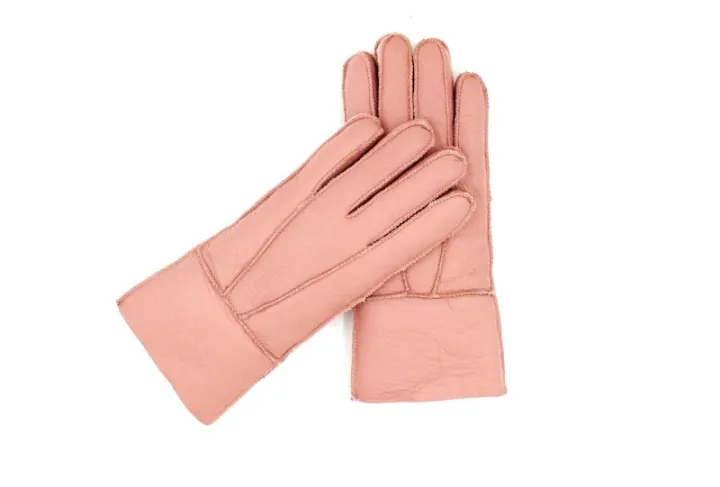 ถุงมือขนสัตว์ขนสัตว์หนังแท้สำหรับผู้หญิงหลายสี2019ถุงมือขนสัตว์สาวๆน่ารักหนังแกะอุ่นขึ้นมาก