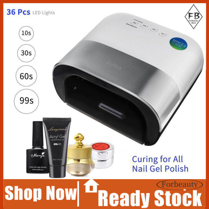 Lampu UV LED Pengering Kuku 48W, 36 Buah LED, Lampu Pengering Kuku