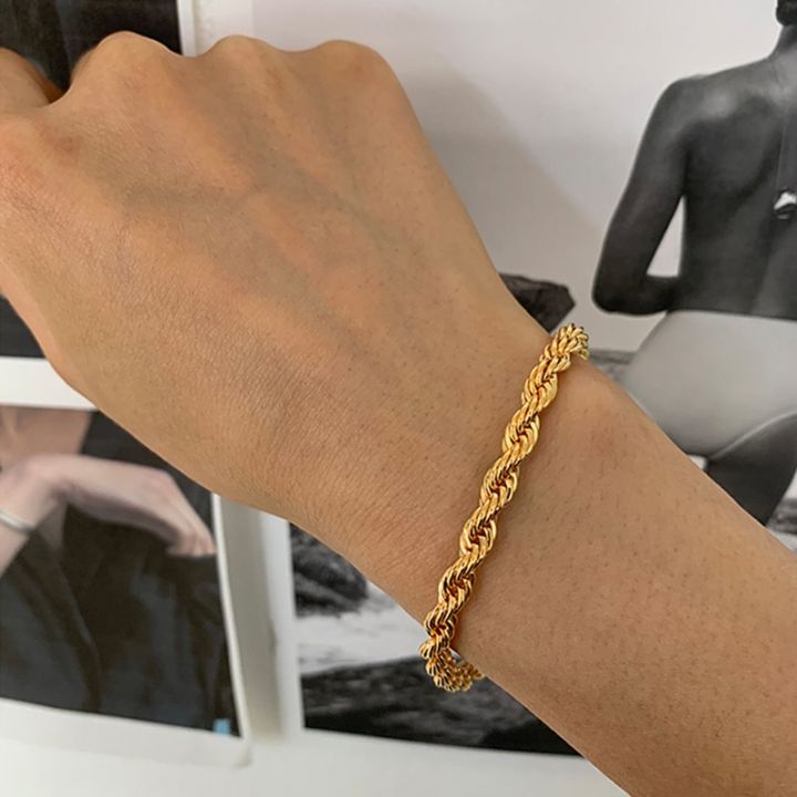 Rope Chain Bracelet Gold Vermeil  Mens Bracelets  Miansai