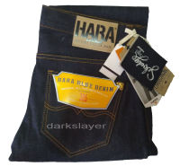 HARA Jeans กางเกงยีนส์ขากระบอกริมแดง ยี่ห้อ HARA แท้ 100 %