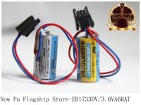 ใหม่/ดั้งเดิม☬♦แบตเตอรี่ลิเธียม ER17330V Mitsubishi Servo 3.6V ของแท้ใหม่แบตเตอรี่การควบคุมอุตสาหกรรมพีแอลซี3.6V A6BAT