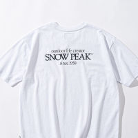 LEMON พร้อมส่ง เสื้อยืดแขนสั้น ผ้าฝ้าย พิมพ์ลาย SNOW PEAK สไตล์คลาสสิก สําหรับผู้ชาย และผู้หญิง