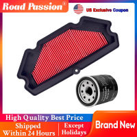 Road Passion รถจักรยานยนต์กรองอากาศและกรองน้ำมันสำหรับ KAWASAKI ER-6F ER6F ER6F ER650 ER-6N ER65; ABS 2013-2016 11013-0713