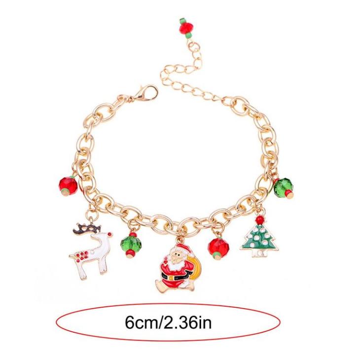 adult-christmas-charm-bracelet-adjustable-elegant-alloy-bracelet-festival-holiday-supply-bracelet-gift-for-friends-new-year-thanksgiving-greater