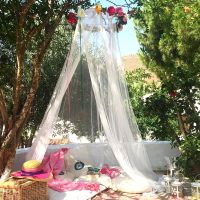 【LZ】✓☂  Summer Hanging Dome Mosquito Net Large Anti Fly  Insect Mosquito Net Bedroom Queen Bed Yard Hammock Muslin Anti-mosquito Net 모기장