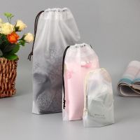 【YF】❇❒卍  1pcs Transparent  Drawstring Storage Shoes Organizer Toiletries Cotton