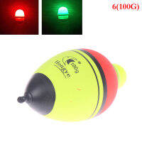 Hebai 30G-100G ไฟ Led สีแดงสีเขียวคู่เปลี่ยนลอยตกปลาเรืองแสงอิเล็กทรอนิกส์