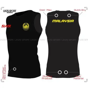 Malaysia sleeveless jersey / harimau malaya training singlet