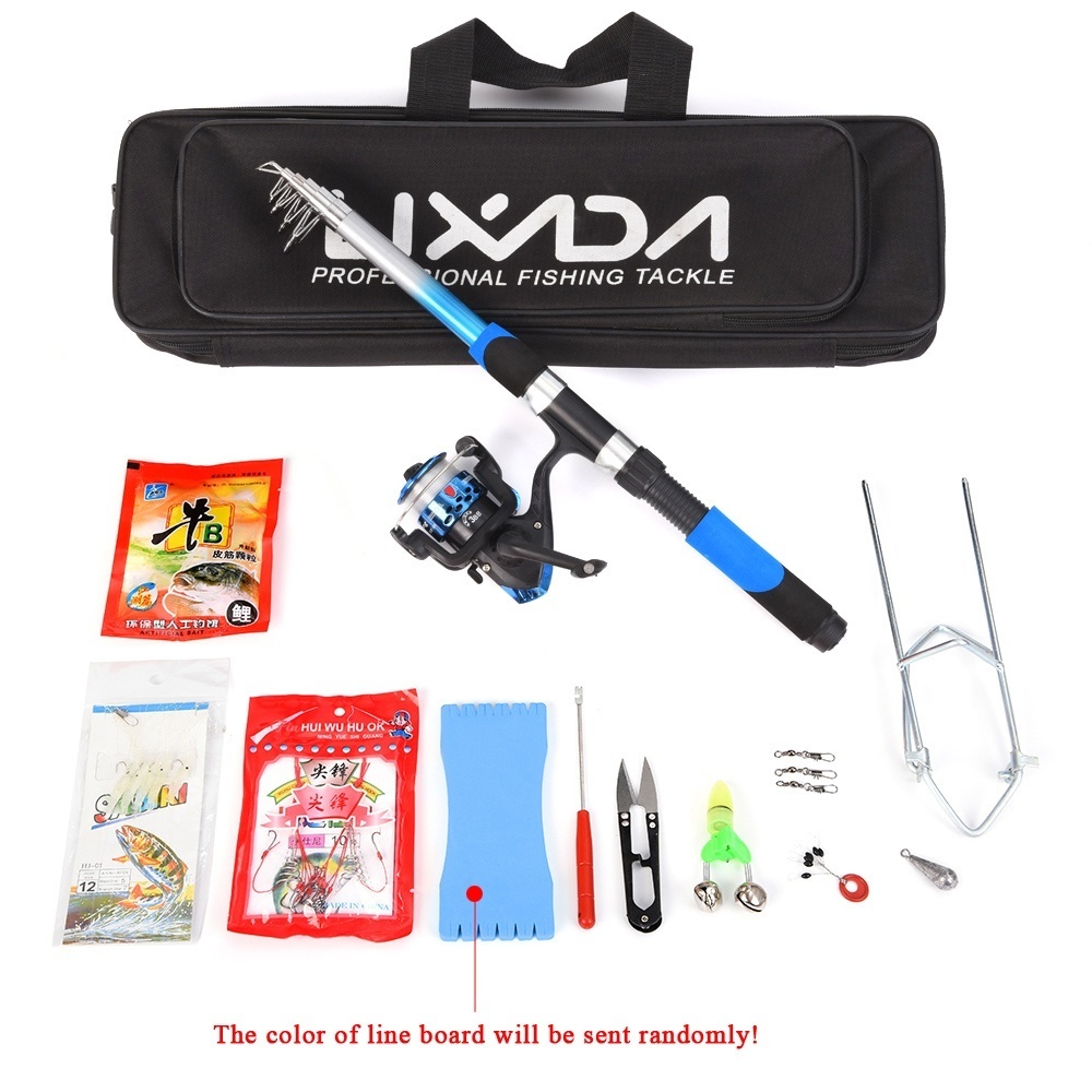 Details about   2.1m Fishing Rod And Reel Combo Full Kits Spinning Fishing Reel Gear Pole Set 