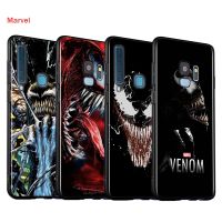 [Yellow peach flavor] ซิลิโคน Villain Marvel Venom สำหรับ Samsung Galaxy A9 A8 A7 A6 A6S A8S Plus A5 A3 A02 Star 2018 2017โทรศัพท์