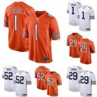 Ready Stock NEW Chicago Bears NFL Football Jersey Fields Cohen Mack Tshirt Top Legend Jersey Loose Sport Tee Unisex