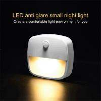 LED Motion Sensor Home Night Light USB ชาร์จแบตเตอรี่สมาร์ท Human Body Sensing โคมไฟสำหรับห้องตู้บันได Toilet