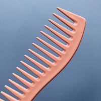 Pink Curly Hair Comb Hair Brushes Professional Fluffy Hairs Styling Tools Hairdressing Coarse Tooth Care Combs Brush