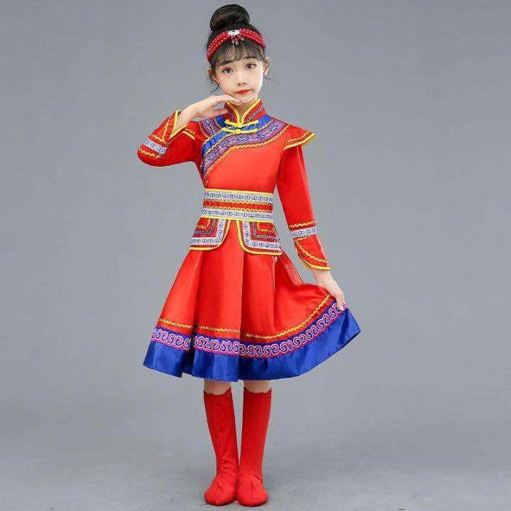 United Nations Mongolia Girl Costume for Kids UN Cosplay Mongolian ...