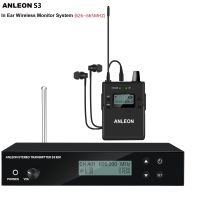 ANLEON S3 Wireless In-ear Monitor System UHF Stereo IEM System Stage Monitoring 626-662MHZ / 518-554MHz/830-866MHz (transmitter+receiver+earphone)