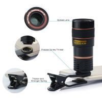 Tongdaytech Universal 8X Zoom Optical Phone Telescope Portable Mobile Telephoto Camera Lens For Iphone 12 X 8 7 Samsung HuaweiTH