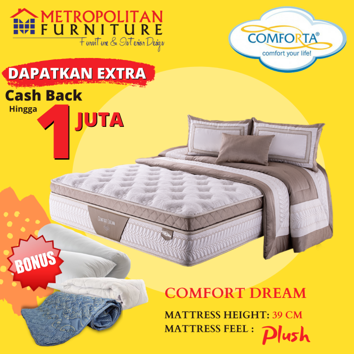 Kasur Springbed Comforta Comfort Dream Spring Bed Matras | Lazada Indonesia