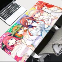 Kawaii พลัสขนาดอะนิเมะ Mousepad เกมสาว Quintet Otaku XL Mousepad การ์ตูนคอมพิวเตอร์แป้นพิมพ์ตารางพรมอุปกรณ์เกม