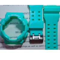 【ซู】สายสำรองและฝาสำหรับมิ้นท์ G- SHOCK-มันวาวสีเขียวพร้อมตัวอักษรสีขาว