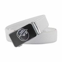 J.LINDEBERG KoreanPEARLY GATES ✻卐 New golf cowhide wear-resistant leather belt couple models unisex belt alloy automatic buckle belt